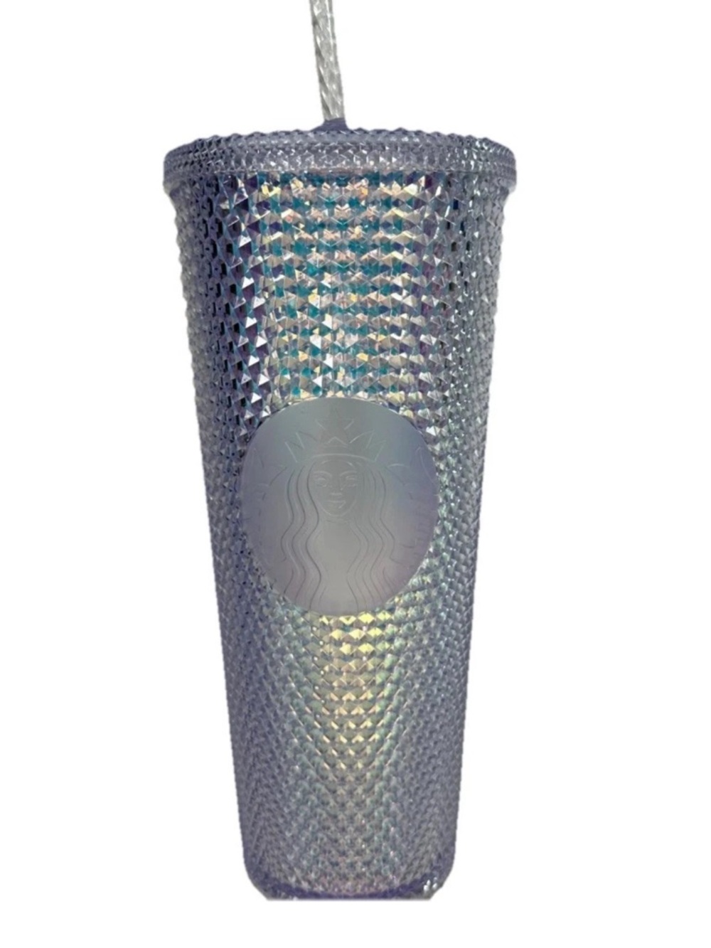 Starbucks Iridescent Lavender-Blue Studded Tumbler